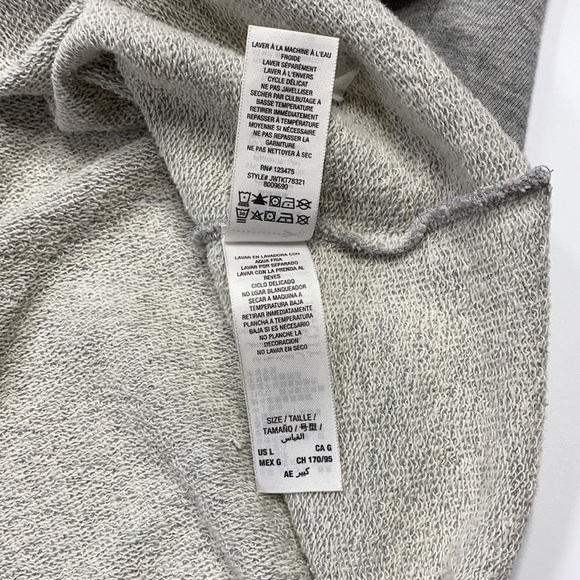 Juicy Couture Golden State Gray Cropped Sweatshirt Size Large - Picture 5 of 8